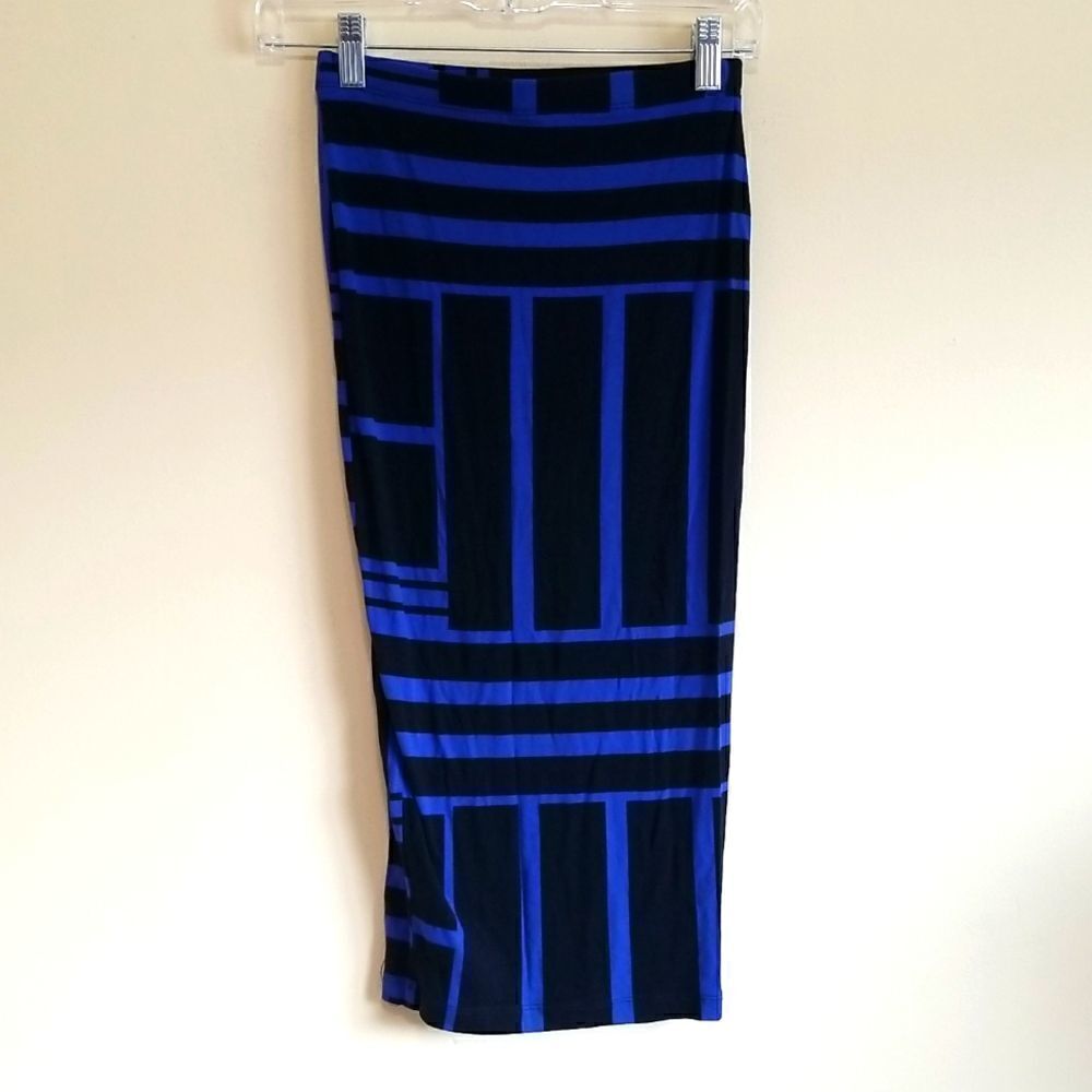 Asos Midi Black Skirt Sz 1
